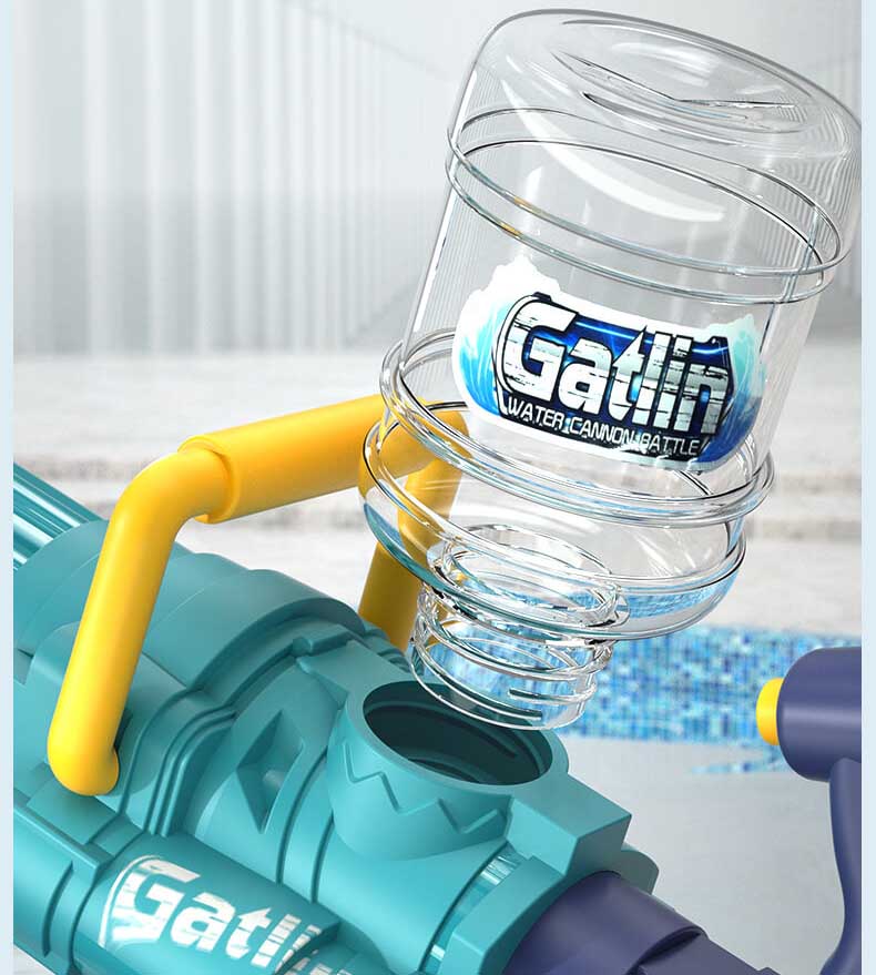 High Pressure Large Capacity Electric Gatling Water Splash Squirt Gun-Biu Blaster-Uenel