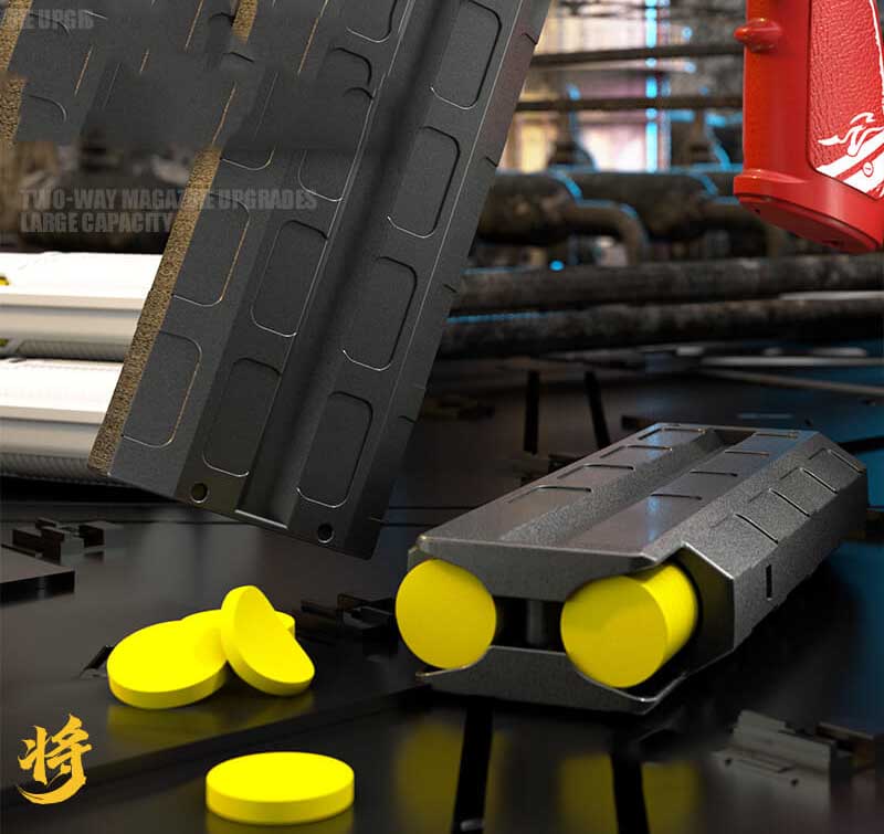 JF SCAR-L Foam Disc Blaster Toy Launcher-Kublai-Kublai