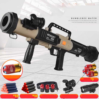 Stinger Manual Pump Triple-Shot RPG Foam Blaster