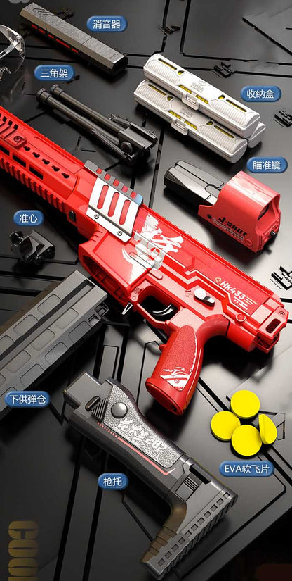 JF SCAR-L Foam Disc Blaster Toy Launcher-Kublai-Kublai