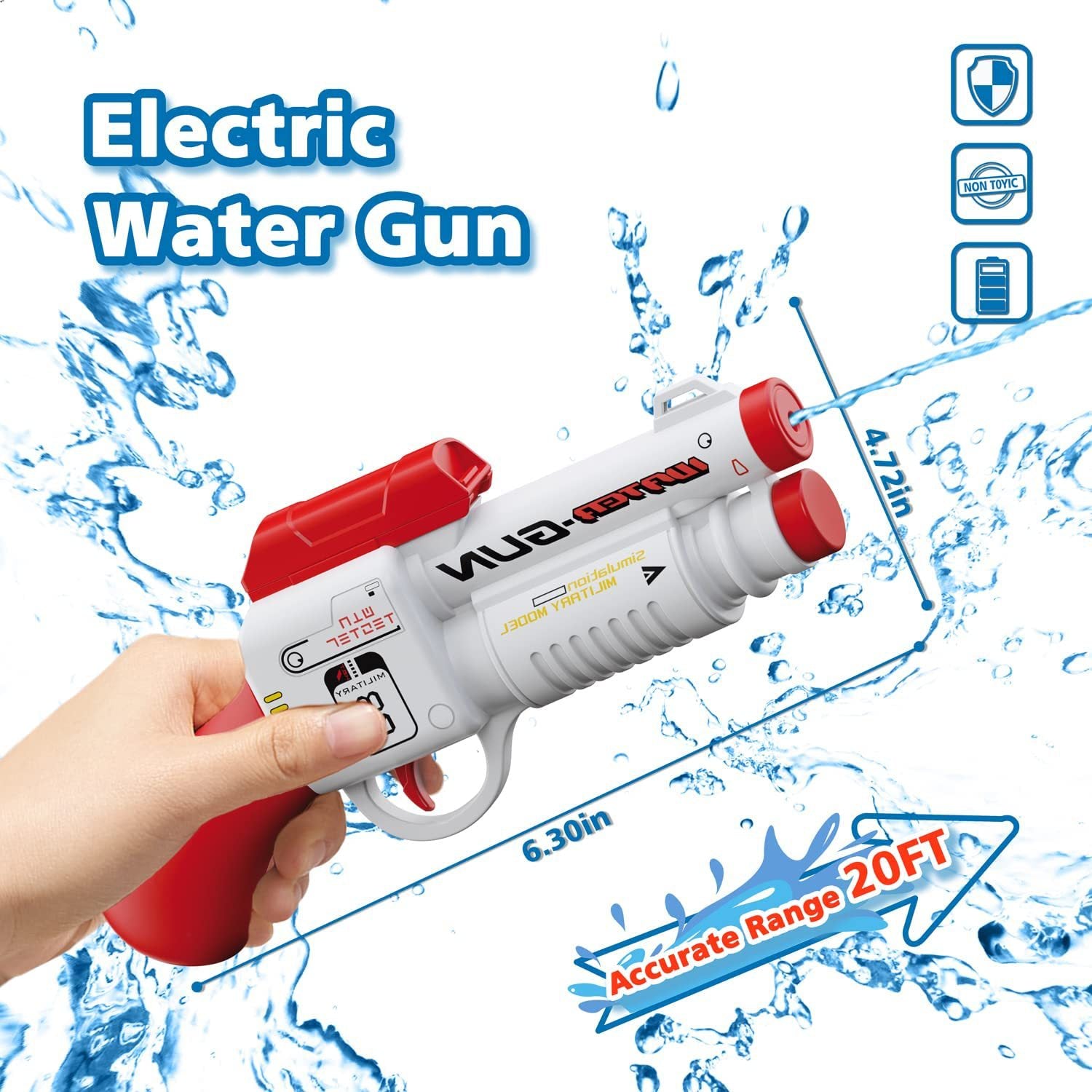 JK 1014 Autoamtic Water Blaster Summer Beach Toy-Biu Blaster-Uenel