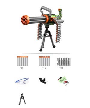 WY Gatling Brushless Electric Auto Foam Blaster-Kublai-camouflage-Kublai