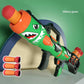 LZ059 Shark Manual Bazooka Rocket Launcher Foam Blaster-Kublai-green-Kublai