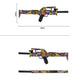 FMG-9 Graffiti Electric Foldable Splat Ball Blaster Gel Launcher-Kublai-Kublai