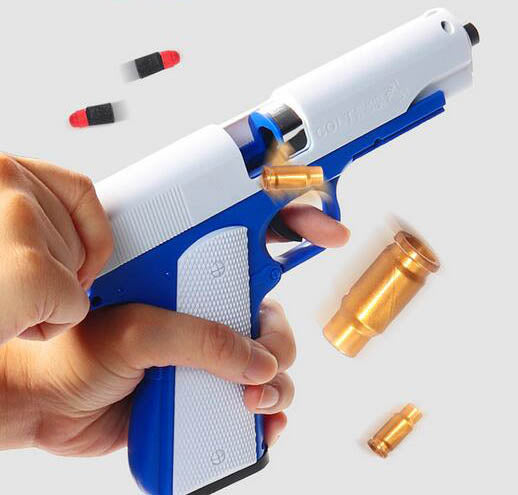 M1911 Shell Ejecting Sponge Soft Bullet Dart Blaster-Kublai-Kublai