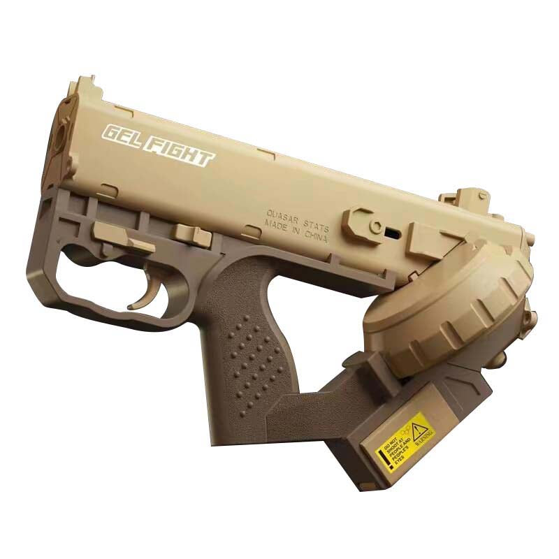 Electric DR12 Cyberpunk Quasar Gel Blaster - Tan Color-Kublai-quasar gel blaster-Kublai