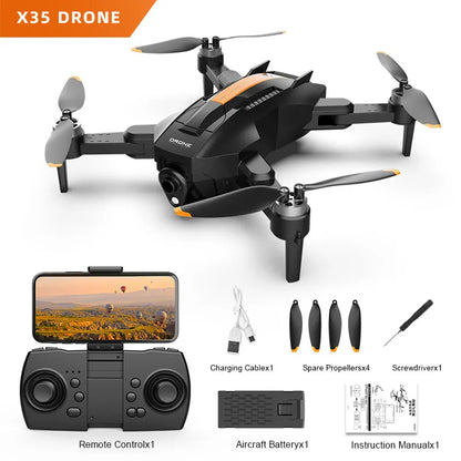 X35 Brushless 4K Camera Drone Shooting Gel Balls