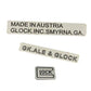 Glock Metal Sticker 3pcs