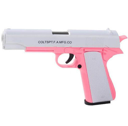 M1911 Shell Ejecting Sponge Soft Bullet Dart Blaster-Kublai-pink-Kublai