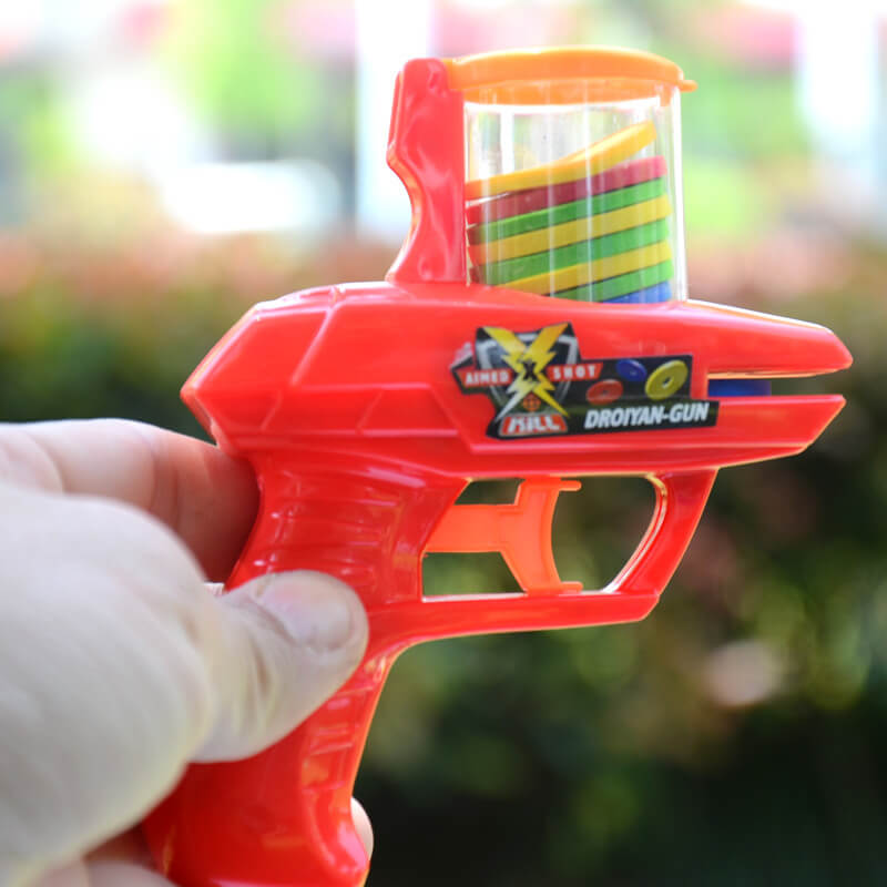 Children Classic Foam Disc Launcher Zip Shot Shooter Toy-Kublai-Kublai