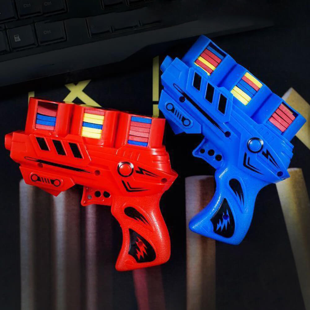 Flying Foam Disc Launcher Shooter Toy Gun Creative Design Kids Toys-Kublai-Kublai