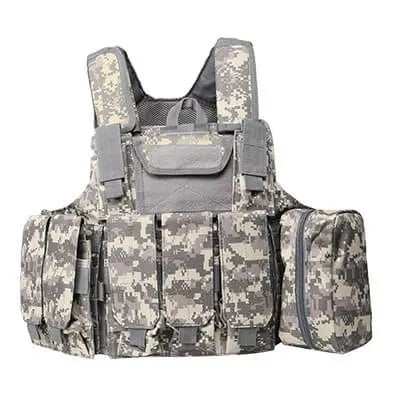 1000D Nylon Molle System Ghost Tactical Vest-玩具/游戏-Biu Blaster-ACU-Biu Blaster