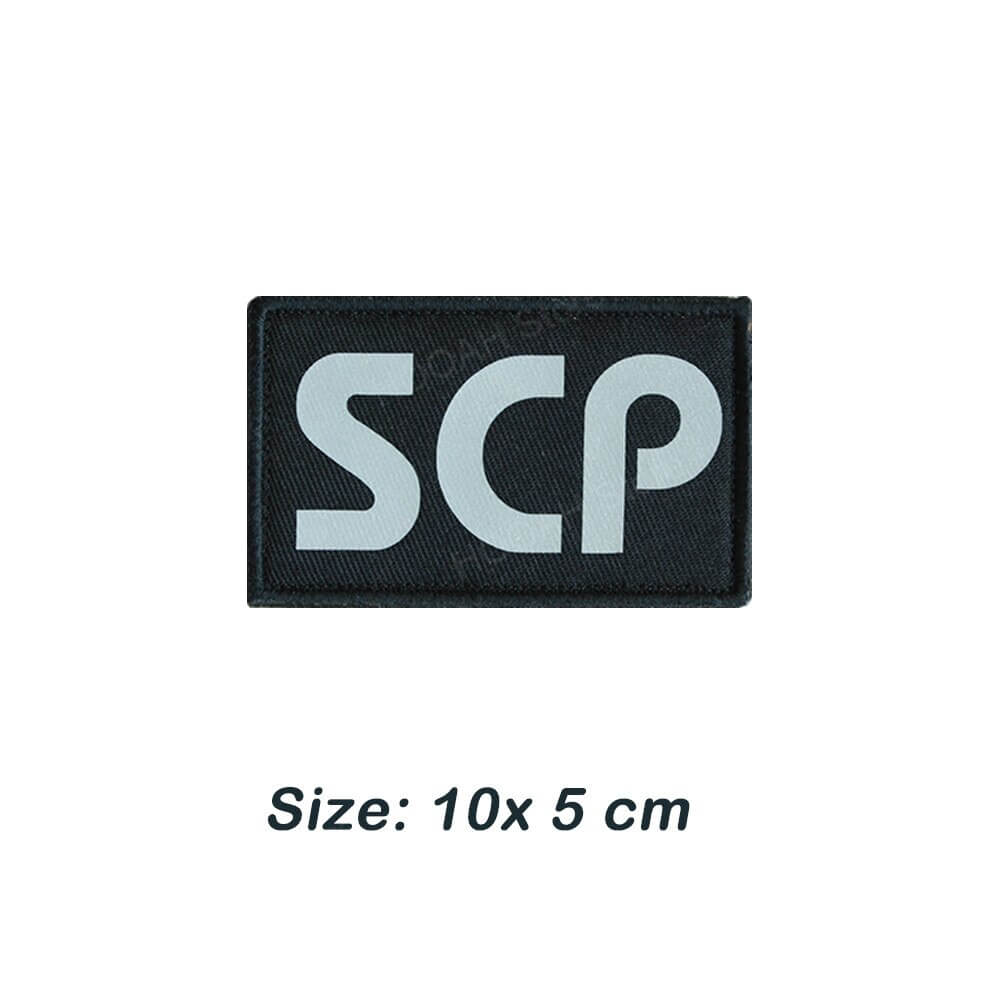 Special Containment Procedures Foundation Secure Contain Protect SCP Patches IR Badges Embroidery Applique-Tactical Accessories-Kublai-C-Kublai
