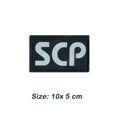 Special Containment Procedures Foundation Secure Contain Protect SCP Patches IR Badges Embroidery Applique-Tactical Accessories-Kublai-C-Kublai