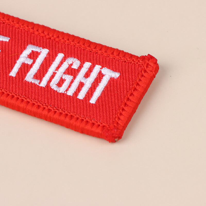 2pcs Remove Before Embroidery AR15 Safety Tag Label Key Fobs Keychain Luggage Tag-Tactical Accessories-Kublai-Kublai