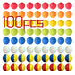 100pcs Eva Bullet NERF Blaster Accessories Zeus Apollo Ball Electric /manual Series-nerf darts-Biu Blaster- Biu Blaster