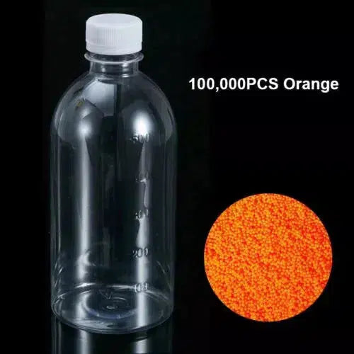 40000/100000pcs 7-8MM Hardened Coloured Gel Balls-gel balls-Biu Blaster-100000pcs-orange-Biu Blaster