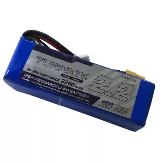 Turnigy Nano-Tech T-Connector Lipo Battery 2200mAh 4S 30C-battery-Biu Blaster-Uenel