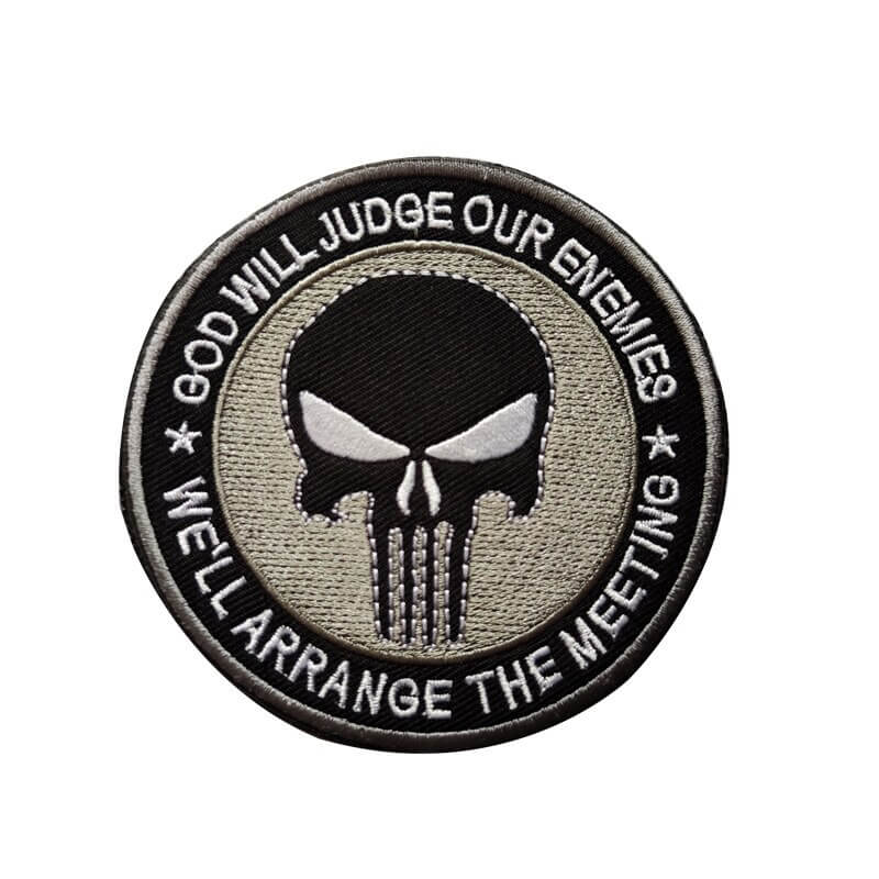 3D Embroidered Hook Patches Tactical Punisher Military Patch for Clothing Backpack Stickers Embroidery Badge-Tactical Accessories-Kublai-J-Kublai