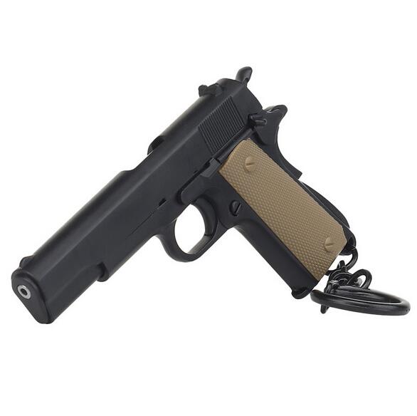 Colt M1911 Keychain-Toy Gun Keychains-Kublai-black-Kublai