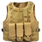 Multifunction Lightweight Molle Amphibious Tactical Vest-玩具/游戏-Biu Blaster-tan-Biu Blaster