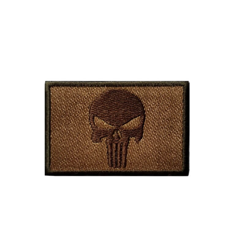 3D Embroidered Hook Patches Tactical Punisher Military Patch for Clothing Backpack Stickers Embroidery Badge-Tactical Accessories-Kublai-B-Kublai