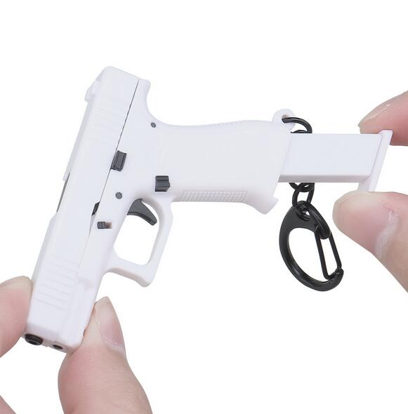 Glock G45 Keychain-Toy Gun Keychains-Kublai-white-Kublai