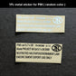 Gel Blaster Metal Sticker Decals Set-Tactical Accessories-Kublai-P90 (random color)-Kublai