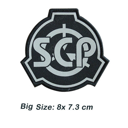 Special Containment Procedures Foundation Secure Contain Protect SCP Patches IR Badges Embroidery Applique-Tactical Accessories-Kublai-H-Kublai