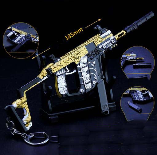 PUBG Gold Vector Keychain-Toy Gun Keychains-Kublai-gold-Kublai