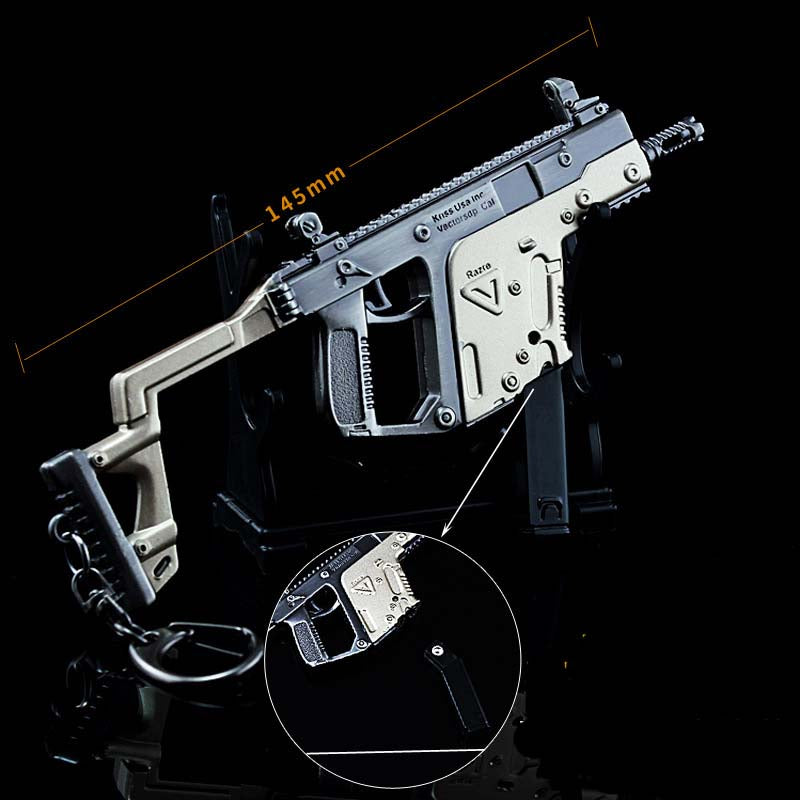 PUBG Gold Vector Keychain-Toy Gun Keychains-Kublai-classic-Kublai