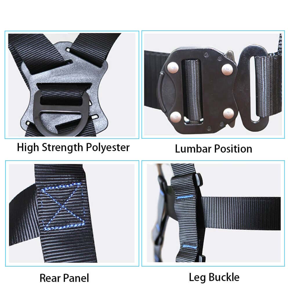 Aerial Work Safety Belt Construction Protection High-altitude Rock Climbing Outdoor Expand Training Full Body Harness Safe Rope-Tactical Accessories-Kublai-Kublai