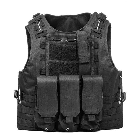 Multifunction Lightweight Molle Amphibious Tactical Vest-玩具/游戏-Biu Blaster-black-Biu Blaster