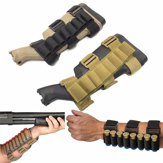 Shotgun Shell Tactical Conveyor 8 rounds Shooters Sleeve Forearm Mag Bag