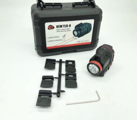 TLR-8 Compact LED Pistol Flashlight/Laser-Tactical Flashlights-Kublai-Kublai
