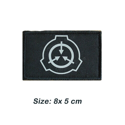 Special Containment Procedures Foundation Secure Contain Protect SCP Patches IR Badges Embroidery Applique-Tactical Accessories-Kublai-B-Kublai
