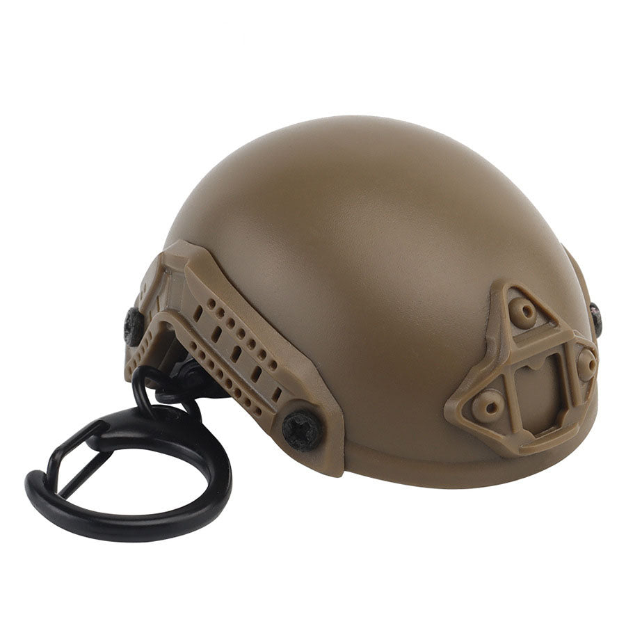 Helmet Keychain Bottle Opener-Toy Gun Keychains-Kublai-Mud color-Kublai