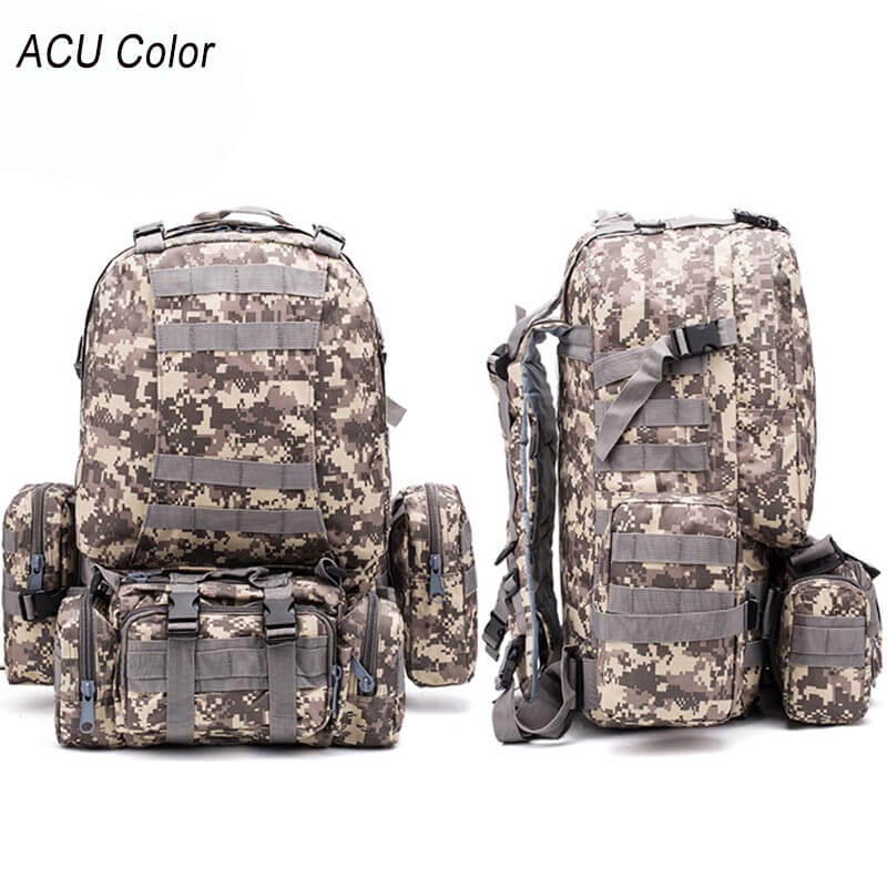 56-75L 3D Outdoor Sport Military Bag Rucksacks Backpack-bag-Biu Blaster-acu-Biu Blaster