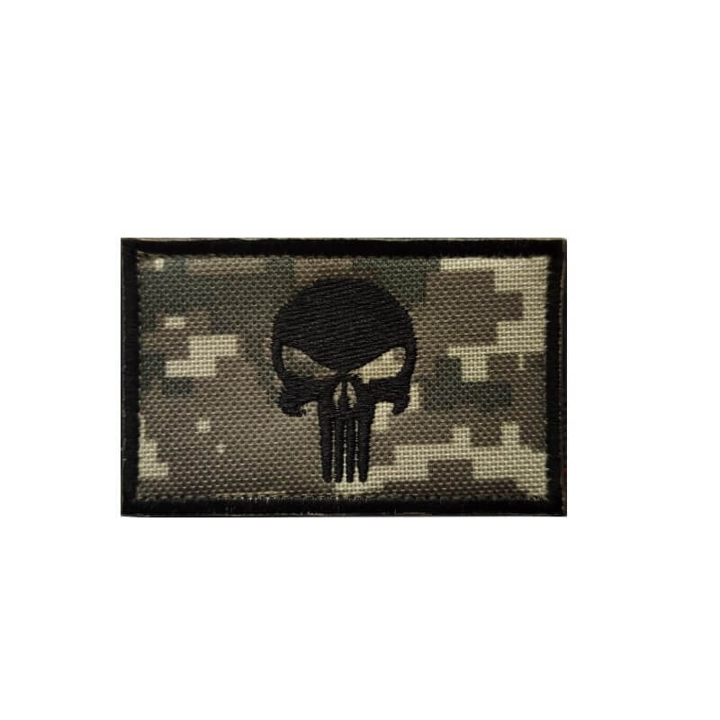 3D Embroidered Hook Patches Tactical Punisher Military Patch for Clothing Backpack Stickers Embroidery Badge-Tactical Accessories-Kublai-D-Kublai