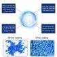 60000pcs Blue Gel Ball Water Beads 9-11mm (US Stock)-water beads-Kublai-Kublai