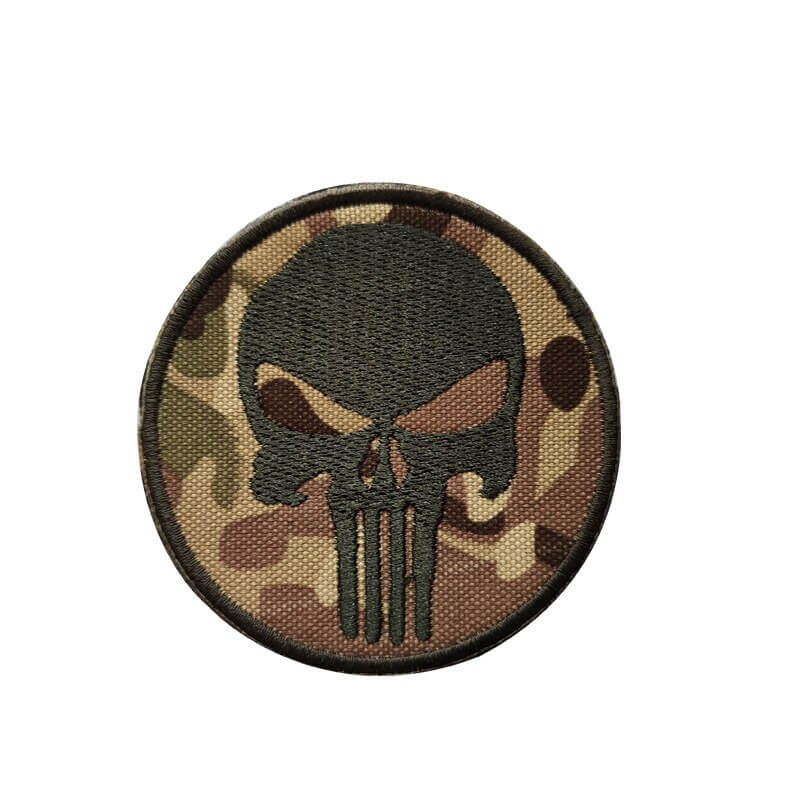3D Embroidered Hook Patches Tactical Punisher Military Patch for Clothing Backpack Stickers Embroidery Badge-Tactical Accessories-Kublai-H-Kublai