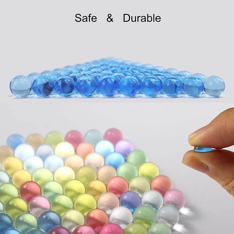 120000Pcs Gel Ball Water Beads 7-8mm - Color Blue, Orange, Mix (US Stock)-water beads-Kublai-Kublai