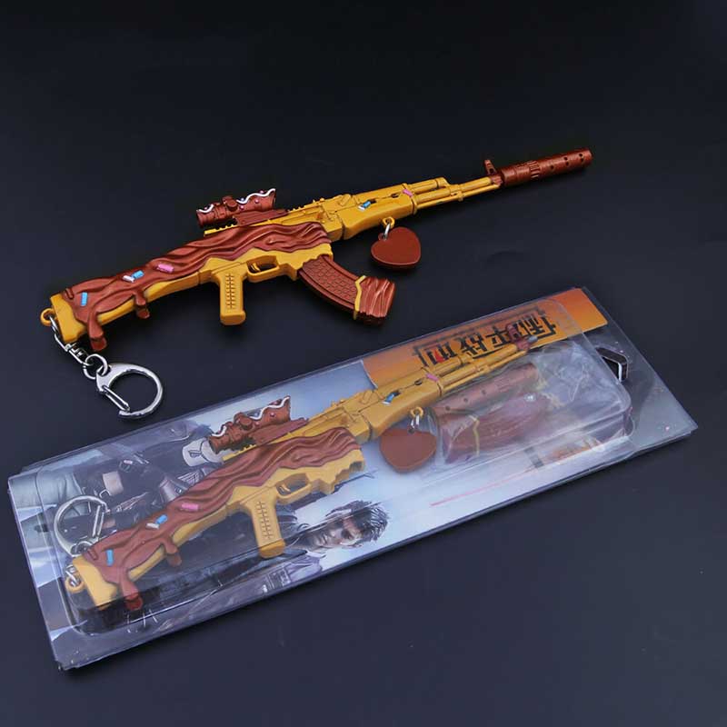 Sweet Heart Skin AKM Keychain-Toy Gun Keychains-Kublai-Kublai