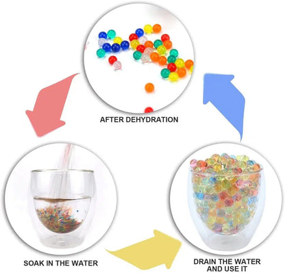 1KG 7-8mm Gel Ball Water Beads 200000pcs (US Stock)-water beads-Kublai-Kublai