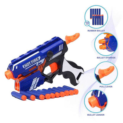 Hot Fire Blaze Storm Soft Bullet Foam Blaster Manual Kids Toy-foam blaster-Biu Blaster-Uenel