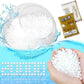 7-8mm Milky White Hardened Gel Balls-water beads-Kublai-2 packs-Kublai