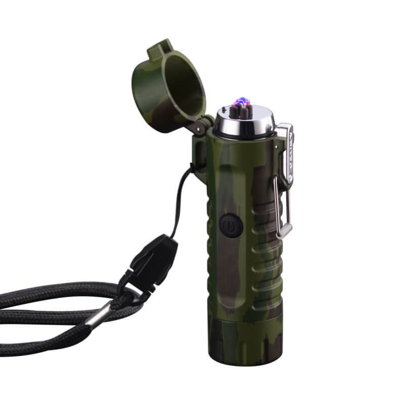 F16 Outdoor LED Waterproof Torch Windproof Lighter-Tactical Flashlights-Kublai-Kublai