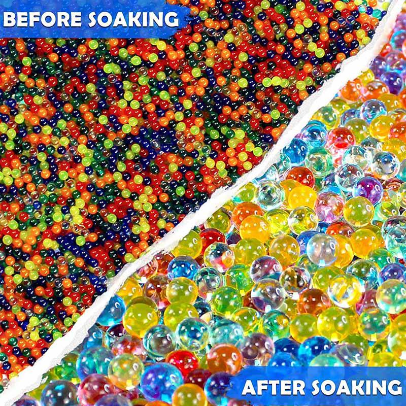 8 Packs 7-8mm Gel Ball Beads Refill with 8 Colors (US Stock)-water beads-Kublai-Kublai
