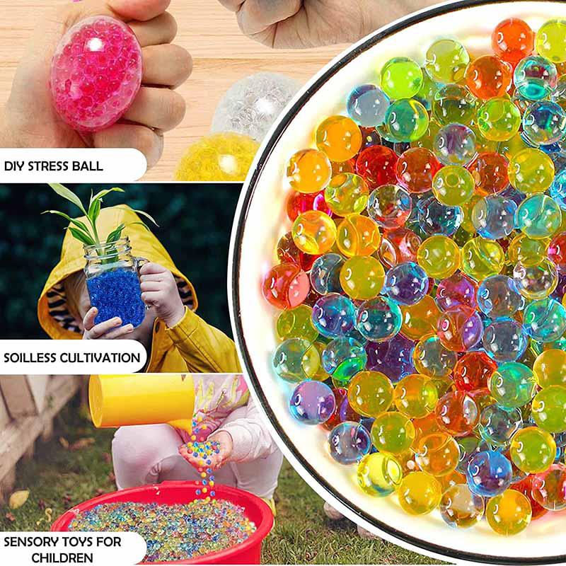 8 Packs 7-8mm Gel Ball Beads Refill with 8 Colors (US Stock)-water beads-Kublai-Kublai