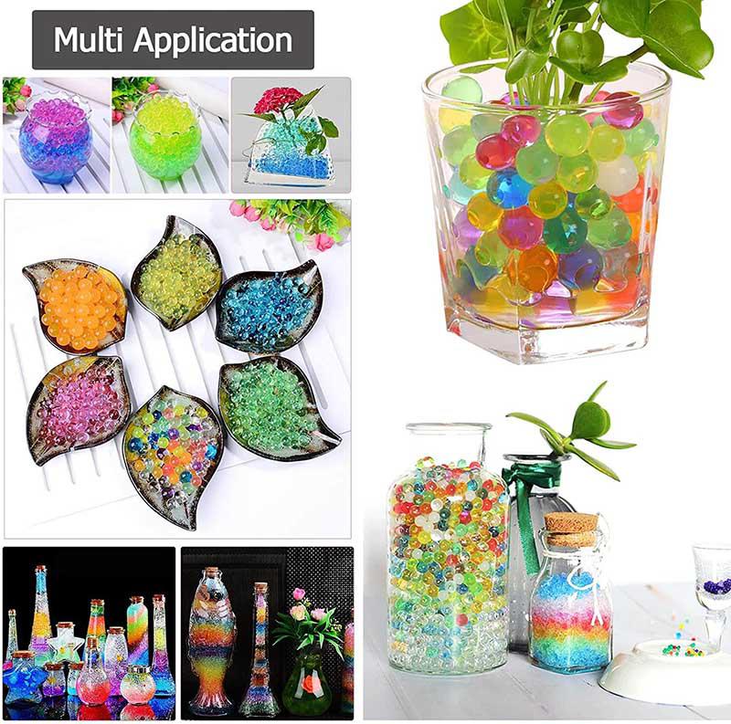 7-8mm 2Packs Glowing + 3Packs Mix Color Gel Balls + Loading Cap (US Stock)-water beads-Kublai-Kublai